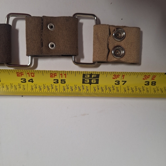 Brown and Tan Women's Belt - Picture 3 of 3